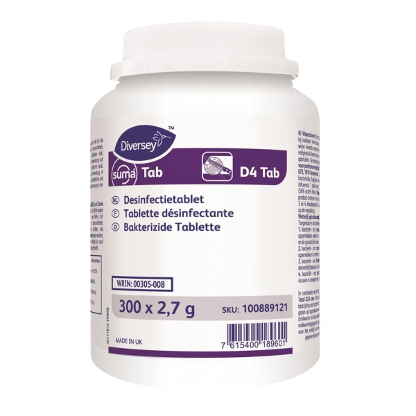 Desinfectietabletten Suma Tab D4  (Erkenningsnr. 6607-B)